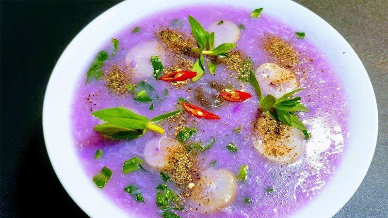 Canh khoai mỡ chay thơm ngon