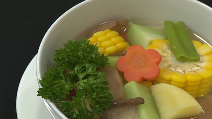Canh thập cẩm chay thanh mát