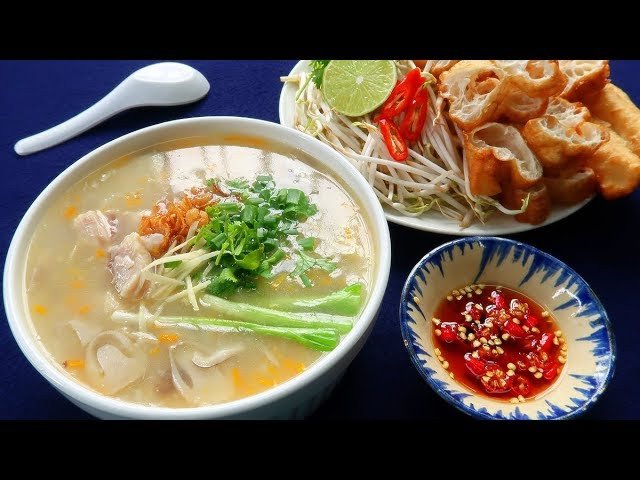 Cháo cá chép nấm rơm cho bà bầu