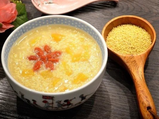 Cháo khoai lang hạt kê dinh dưỡng cho bữa sáng