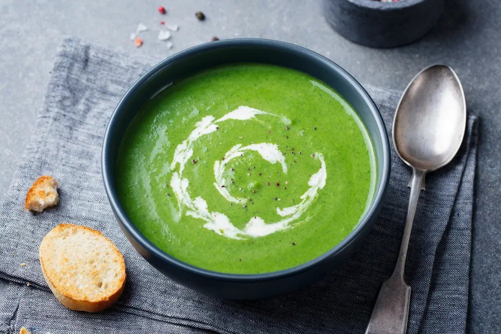 Cháo lươn cải xanh cho bé