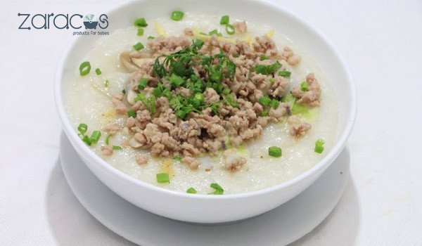 Cháo thịt bò khoai tây cho bé 10 tháng