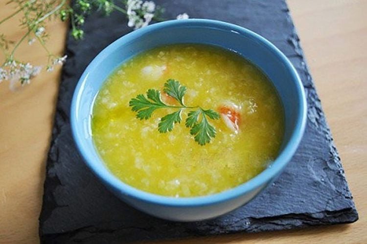 Cháo trứng gà sánh mịn dành cho trẻ trong giai đoạn ăn dặm