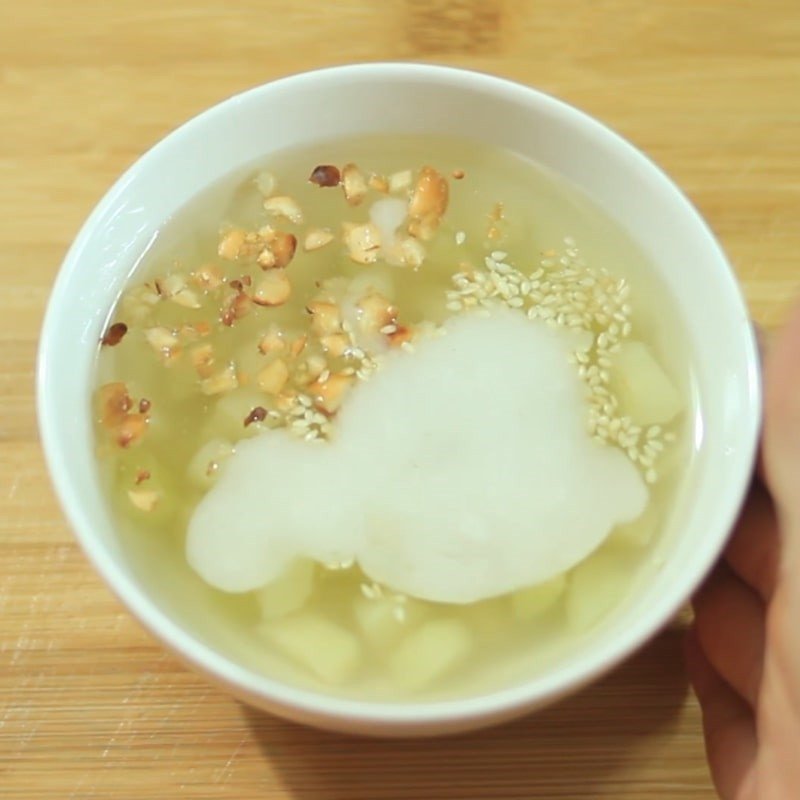 Chè củ năng nước cốt dừa thành phẩm