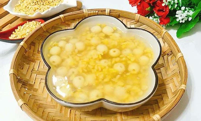 Chè đậu xanh hạt sen thơm lừng giải nhiệt