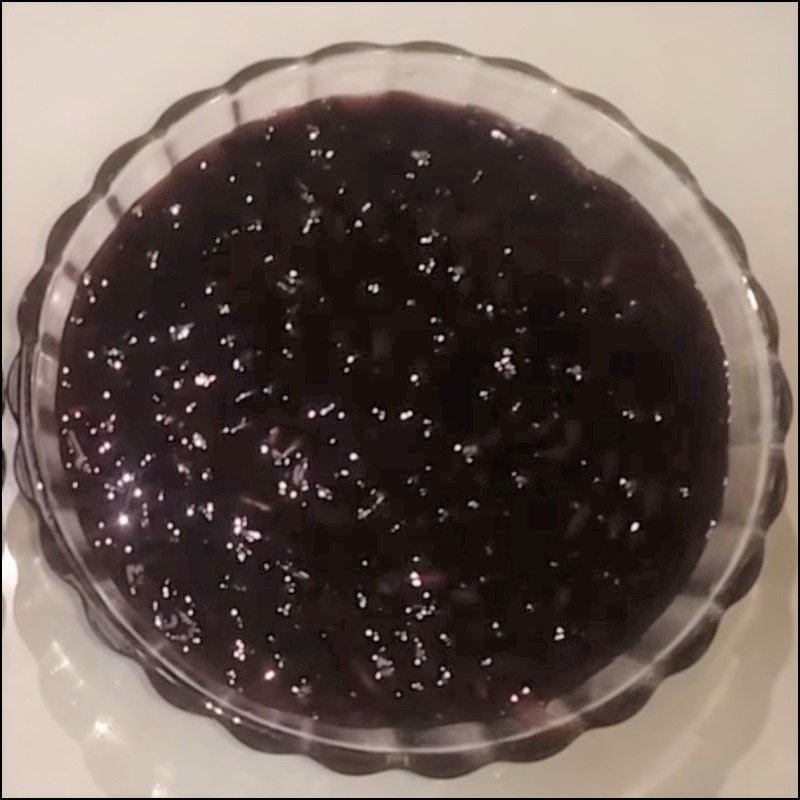 Chén chè nếp cẩm cốt dừa béo ngậy