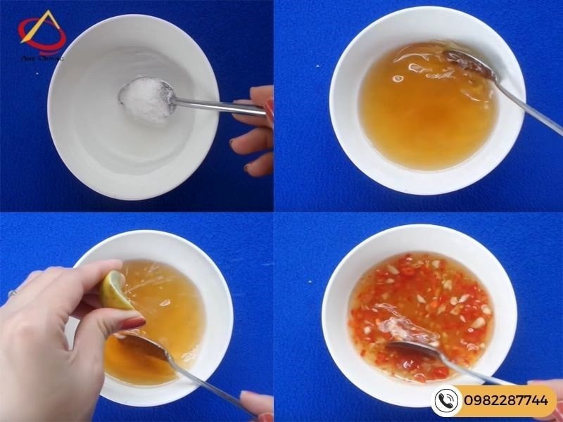 Chén nước chấm chua ngọt chuẩn vị cho bánh mì hấp