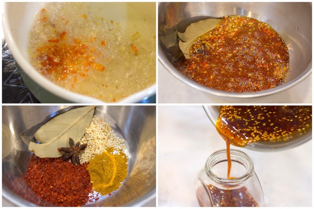 Chén ớt chưng tự làm, gia vị không thể thiếu khi ăn bún ốc chuối đậu