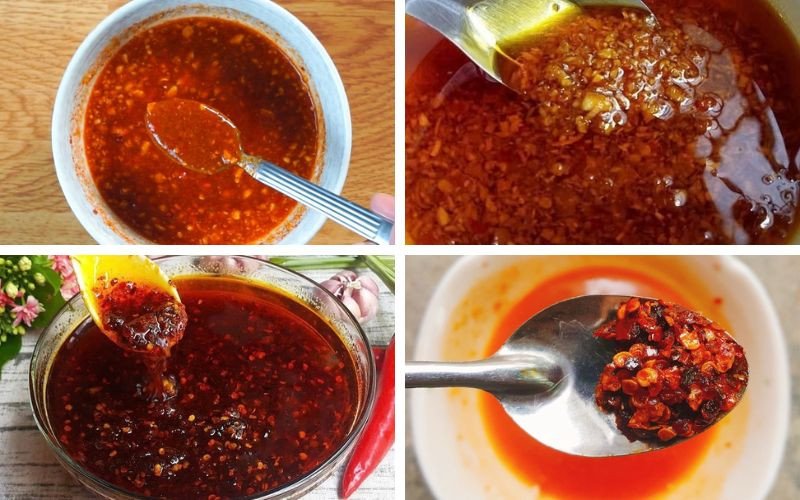 Chén sốt tắc chấm bánh tráng thơm ngon đã hoàn thành