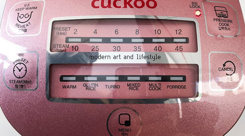 Chọn các chức năng nấu đa dạng trên nồi cơm Cuckoo
