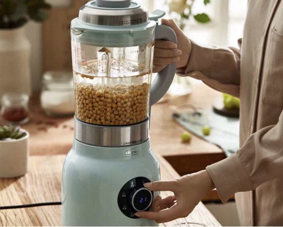 Chọn chế độ nấu sữa hạt