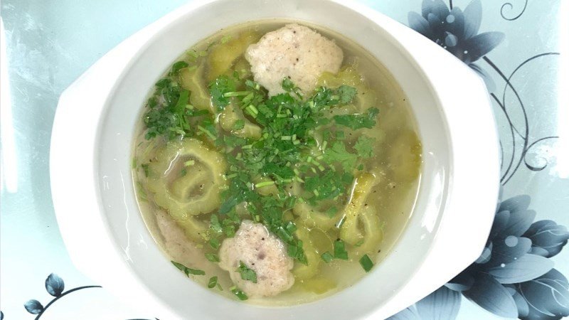 Công thức canh mướp đắng cá thác lác thanh mát