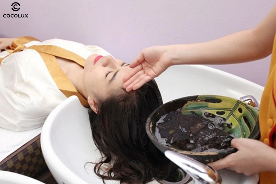 Công thức nấu dầu gội thảo dược chuyên biệt cho tóc gãy rụng