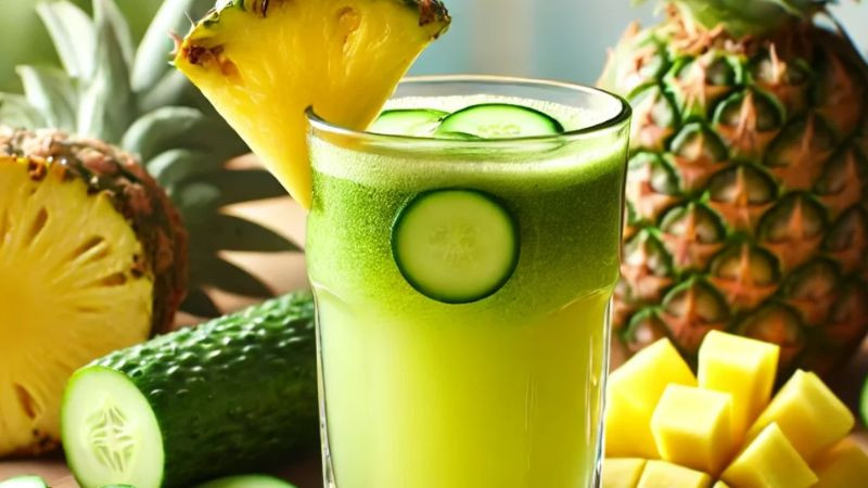 Công thức nước detox dứa và chanh giúp thanh lọc cơ thể