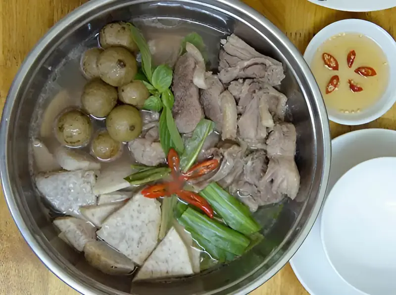 công thức vịt om sấu