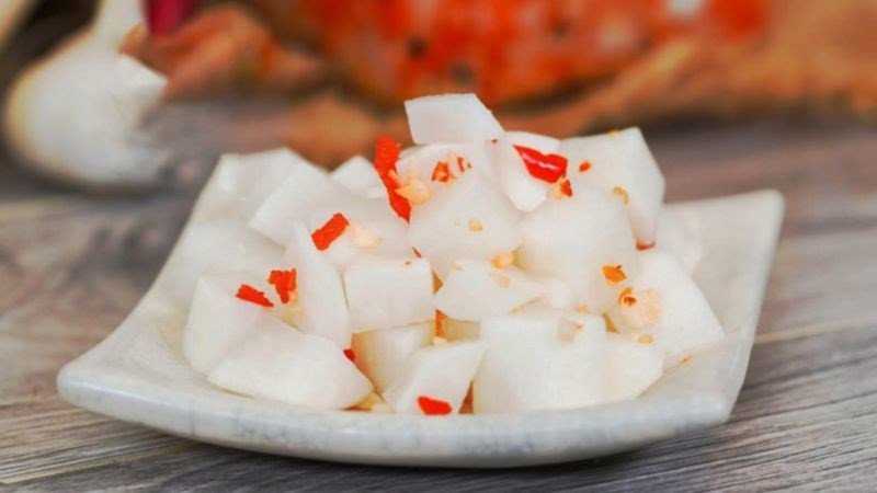 Củ cải đỏ muối chua ngọt kích thích vị giác