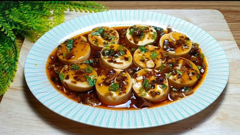 Đậu hũ non sốt cay