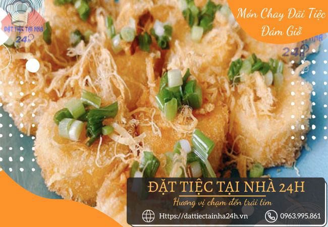 Đậu hũ tẩm bột chiên giòn chay
