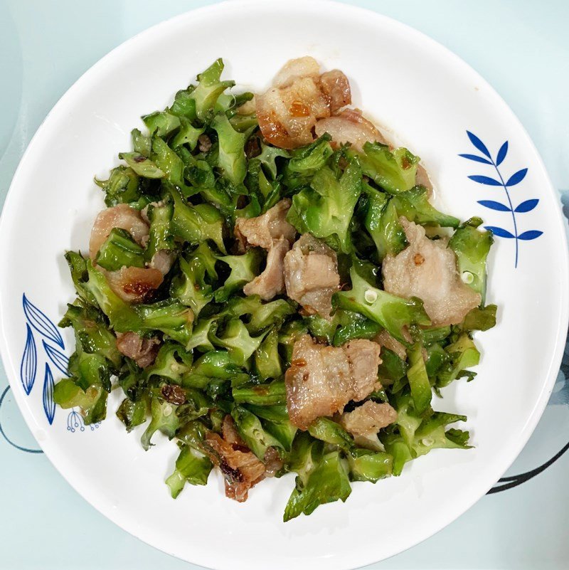 Đĩa đậu rồng xào thịt heo thành phẩm thơm ngon hấp dẫn