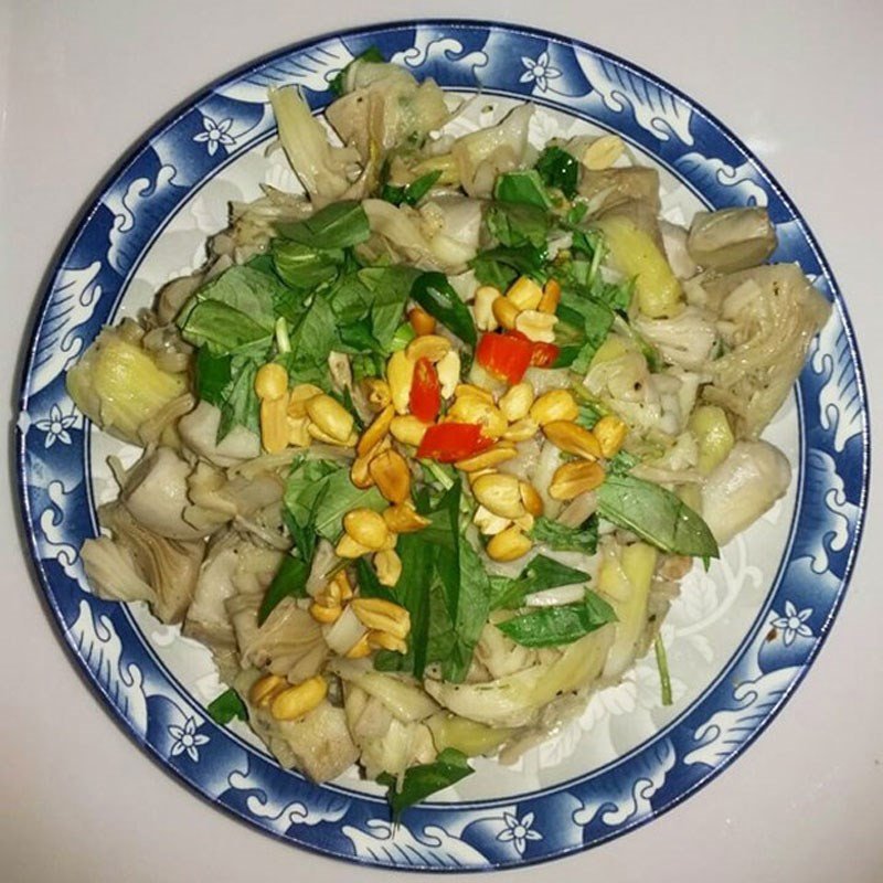 Đĩa mít non xào chay hoàn chỉnh bày trí hấp dẫn