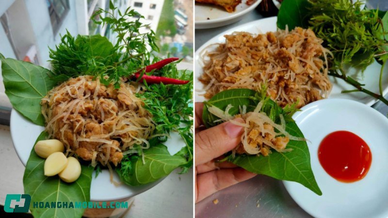 Đĩa rau sống thập cẩm kèm lá sung tươi xanh, sẵn sàng để ăn cùng các món khác