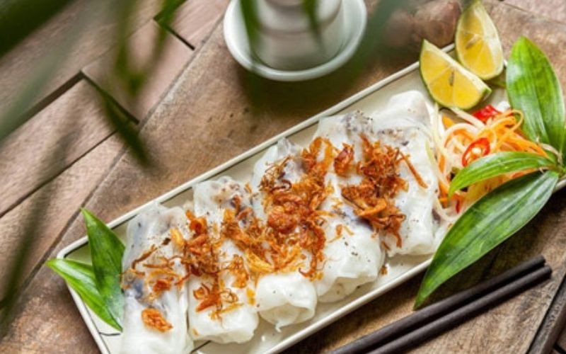 Giá trị dinh dưỡng của bánh cuốn chay với các loại nhân thực vật