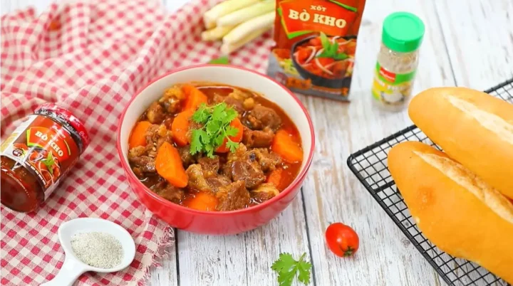 gia vị nấu bò kho