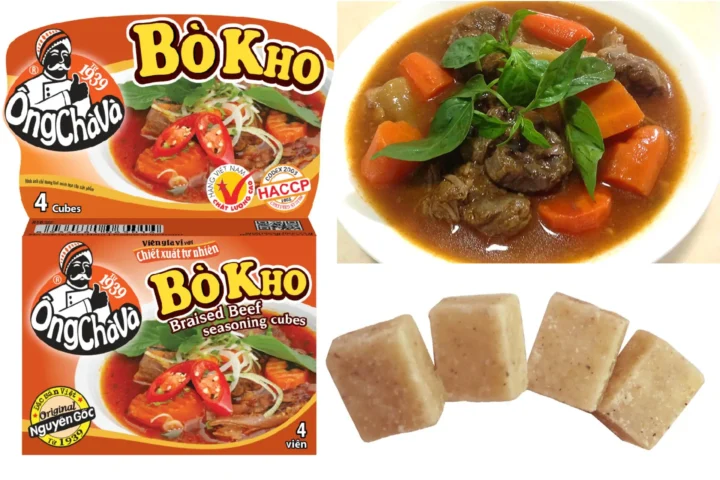 gia vị nấu bò kho