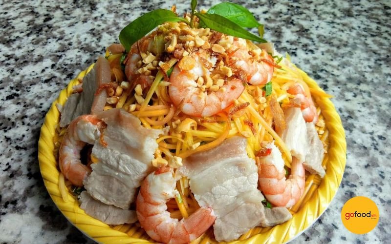 gỏi đu đủ tôm thịt