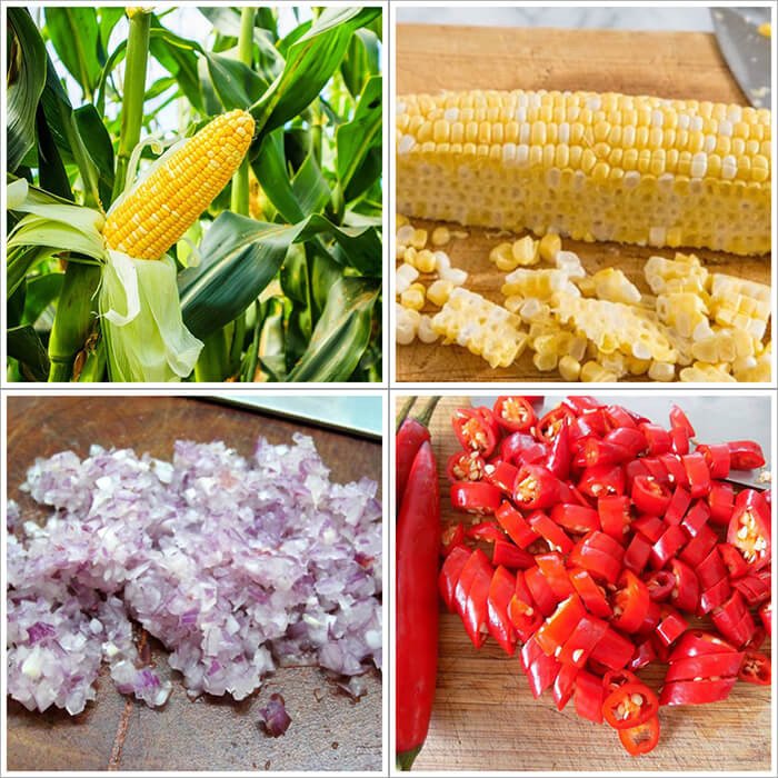 Hỗn hợp bột bắp chiên giòn cay đã trộn