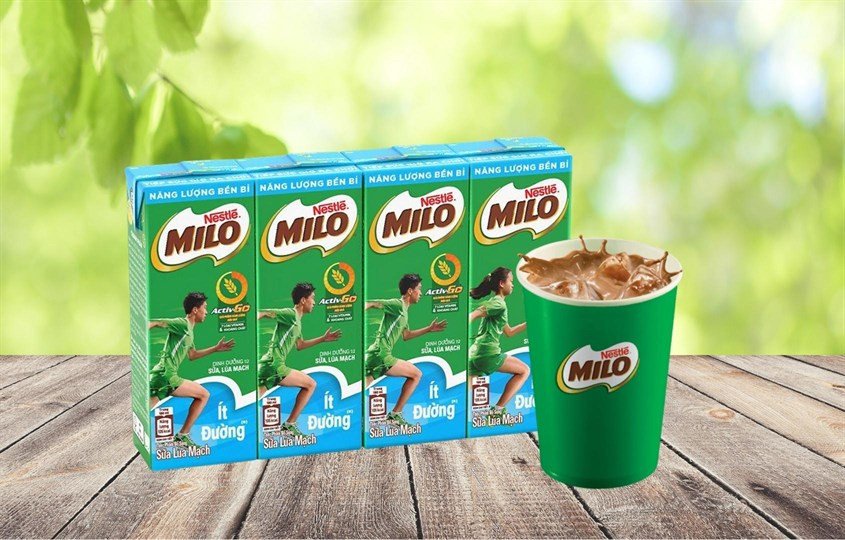 Hộp Milo ít đường tiện lợi cung cấp năng lượng