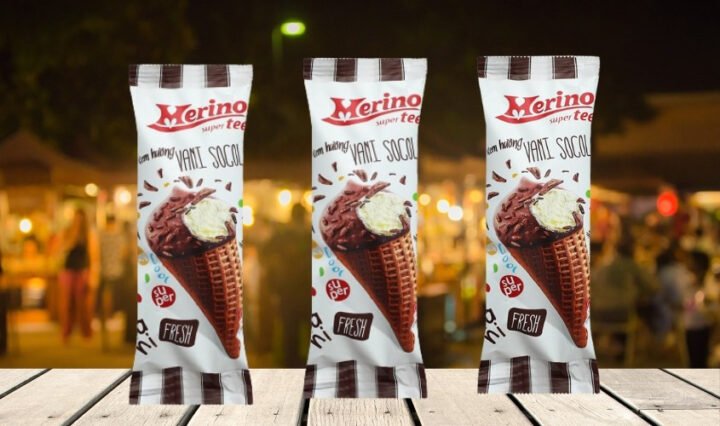 Kem ốc quế vani, socola Merino Super Teen 60g (từ 1 tuổii)