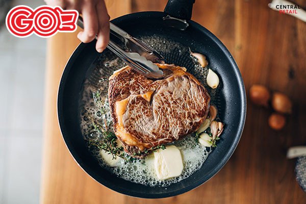 Kỹ thuật áp chảo thịt bò bít tết tạo vỏ ngoài hấp dẫn