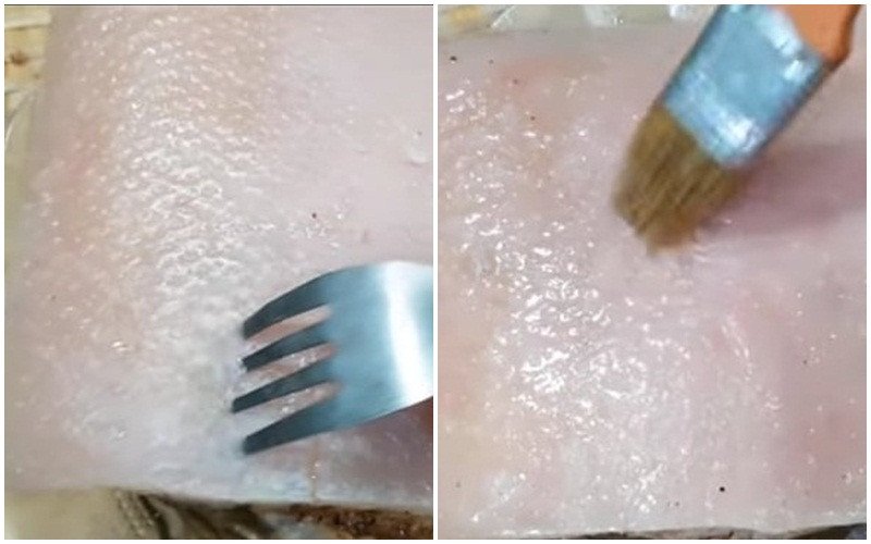 Kỹ thuật xăm đều da heo để đảm bảo độ giòn khi chiên bằng chảo