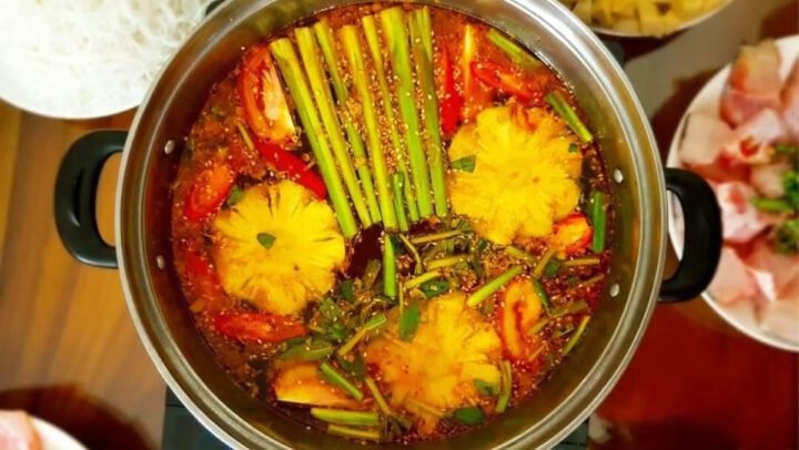 Lẩu cá lăng măng chua