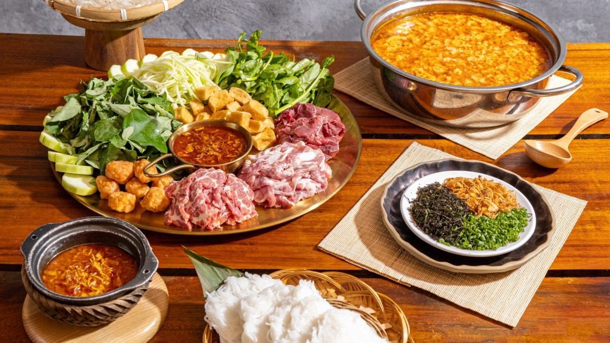 Công thức cách nấu lẩu tôm bầu chuẩn vị, thanh mát tại nhà