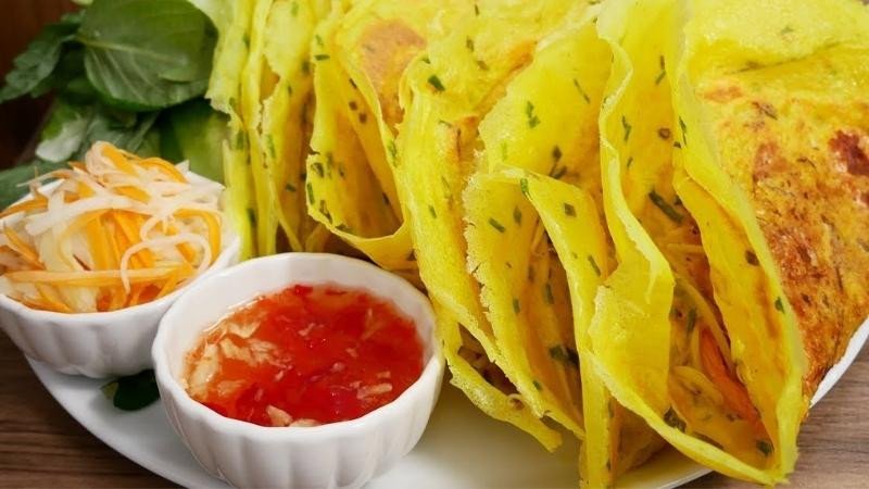 Lợi ích dinh dưỡng và sức khỏe từ món bánh xèo