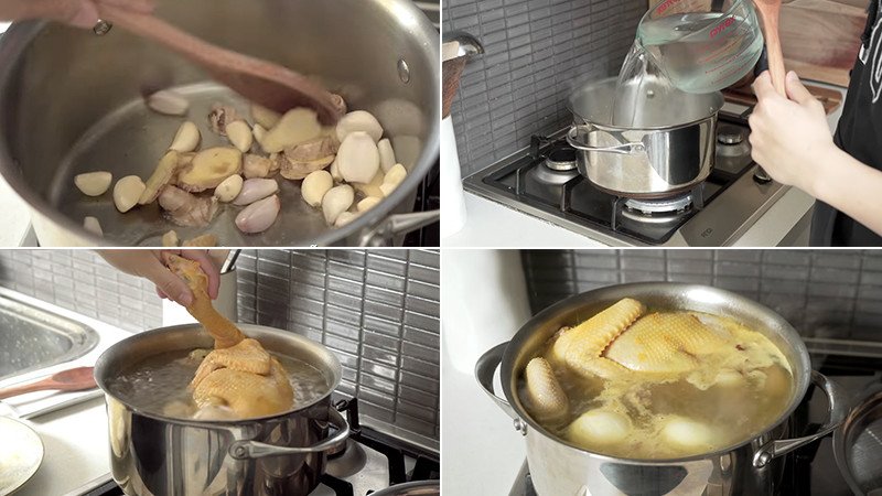 Luộc gà đúng cách để thịt mềm, da giòn cho món cơm gà