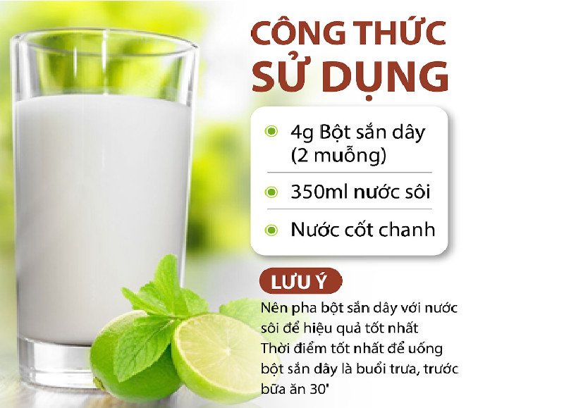Ly bột sắn dây đã pha hoặc nấu chín, minh họa cách nấu bột sắn dây thành công
