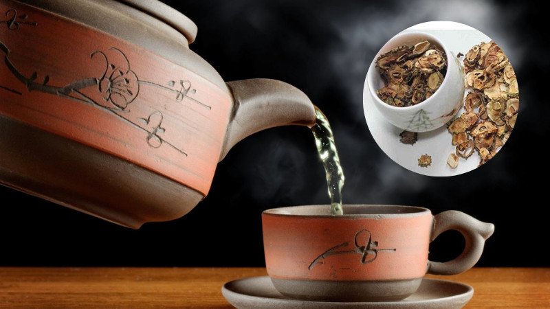 Ly nước củ ráy khô ấm nóng mang lại nhiều lợi ích sức khỏe
