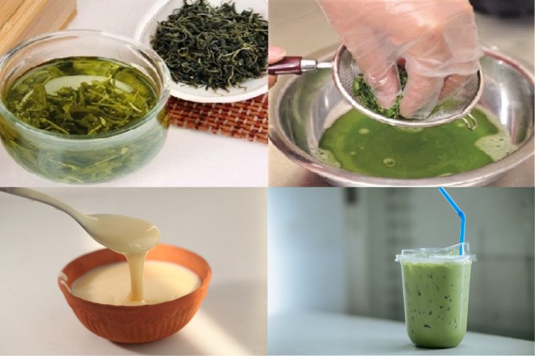 Ly trà sữa Thái tự làm với đá và topping trân châu