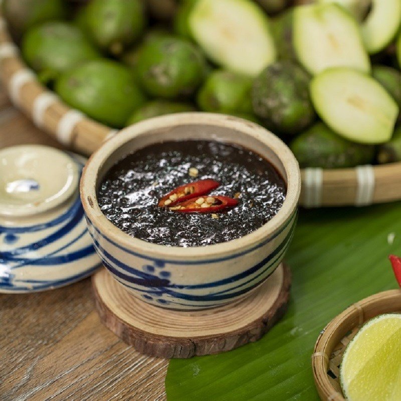 Mắm ruốc xào thành phẩm thơm ngon