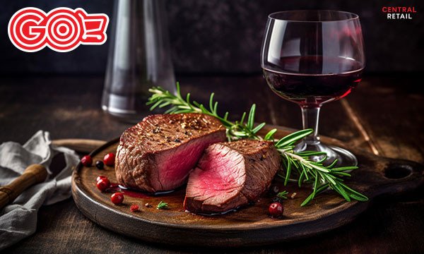 Minh họa các cấp độ chín của thịt bò bít tết: Tái, chín tái, chín vừa