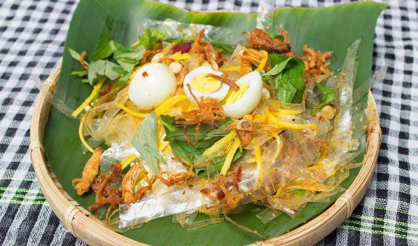 Món bánh tráng trộn hoàn chỉnh thơm ngon hấp dẫn