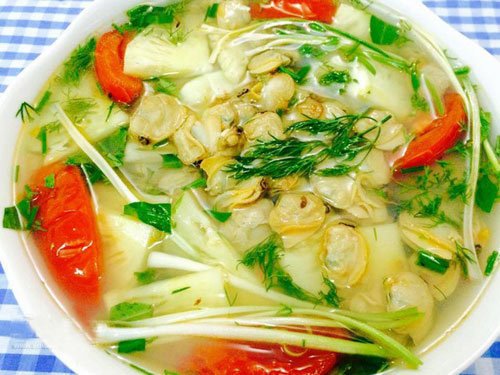 món canh chua ngao dứa hấp dẫn, hướng dẫn nấu canh chua ngao ngon