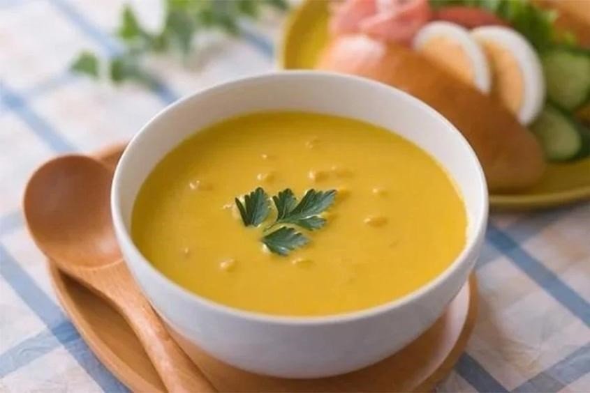 Món cháo cua đồng bí đỏ mềm mịn cho bé ăn ngon