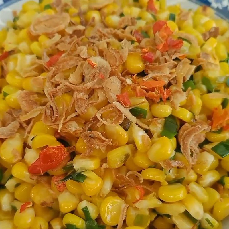 Món ngô ngọt xào bơ thơm ngon