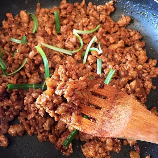 Món thịt băm rang nước mắm thơm ngon