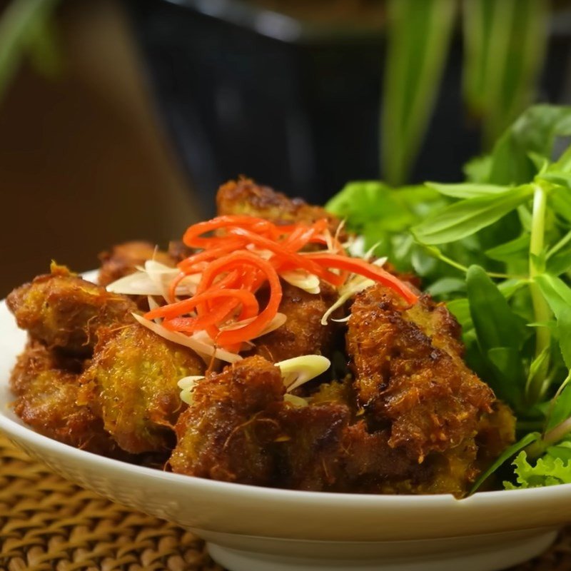 Món thịt chao riềng thành phẩm đẹp mắt