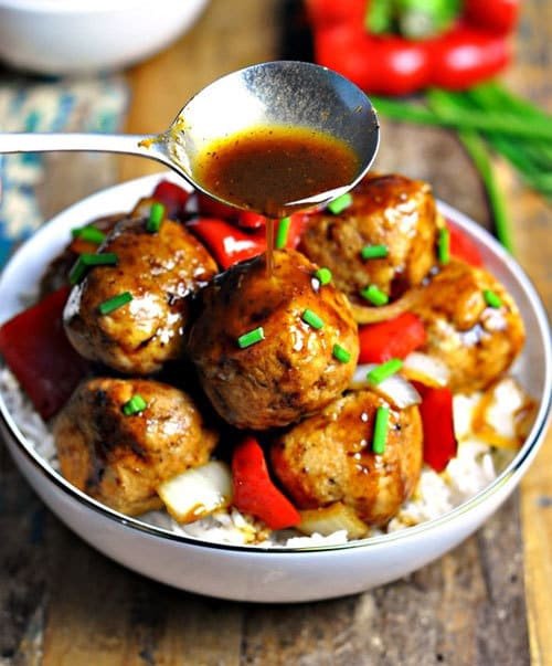 Món thịt gà viên rim xì dầu thơm ngon, hấp dẫn, kích thích bé ăn cơm